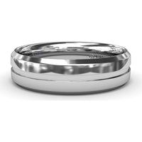 6mm High Polish Beveled Edge Men's Comfort Fit Band by Fana
