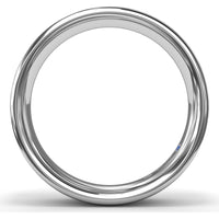 6mm High Polish Men's Comfort Fit Wedding Band by Fana