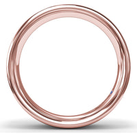 6mm High Polish Men's Comfort Fit Wedding Band by Fana