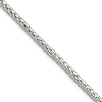 925 Sterling Silver 18" Diamond-Cut Franco Chain - 3.8mm Width by Lumare Gioia