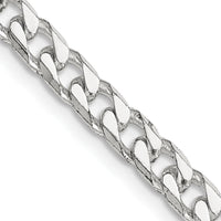 925 Sterling Silver 22" Polished 5mm Curb Chain Necklace by Lumare Gioia