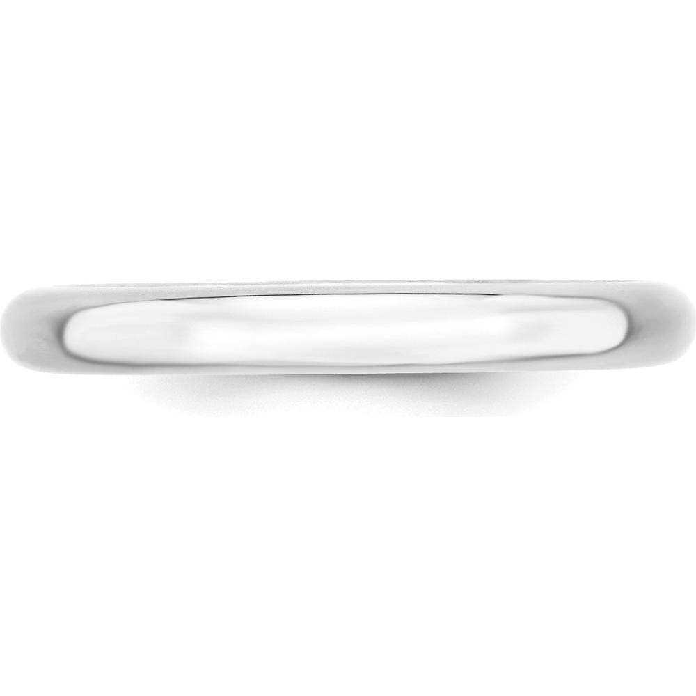 950 Platinum 3mm Comfort-Fit Domed Wedding Band by Luciano & Cie