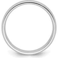 950 Platinum 4mm Lightweight Comfort-Fit Domed Wedding Band Size 11 by Luciano & Cie