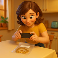 Sealed zip bag photo