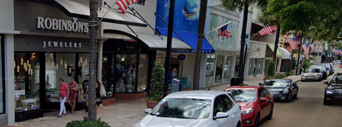 Robinson's Jewelers Storefront on Las Olas Blvd