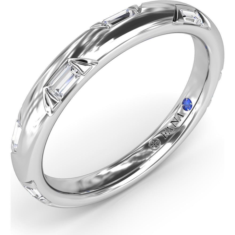 Abstract Baguette Diamond Band with Bezel Setting by Fana - 0.27 Carat Total Diamond Weight