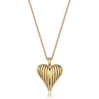 Angel Heart Pendant Necklace in 18K Yellow Gold by Charles Krypell