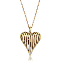 Angel Heart Pendant Necklace in 18K Yellow Gold by Charles Krypell