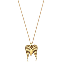 Angel Heart Pendant Necklace in 18K Yellow Gold by Charles Krypell