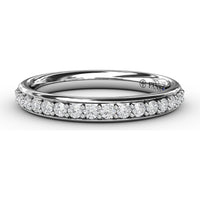 Anniversary Band with Prong Set Round Diamonds by Fana - 0.32 Carat Total Diamond Weight