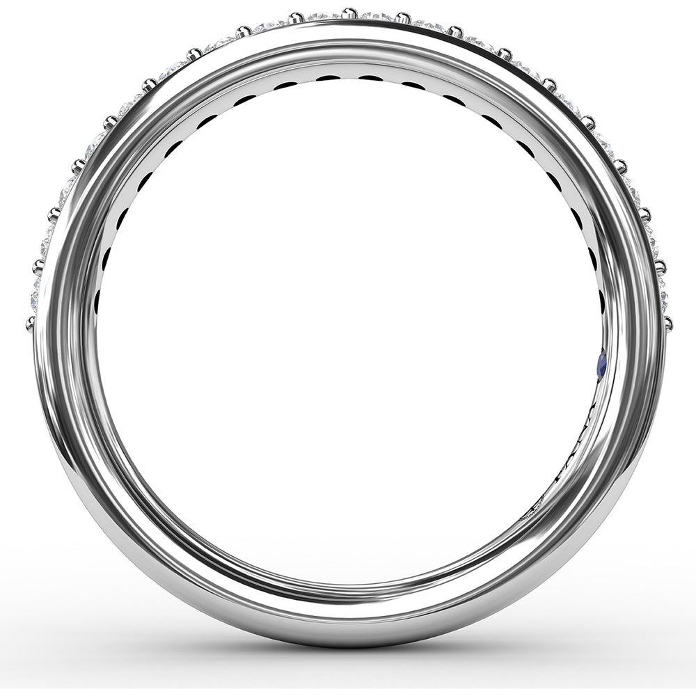 Anniversary Band with Prong Set Round Diamonds by Fana - 0.32 Carat Total Diamond Weight