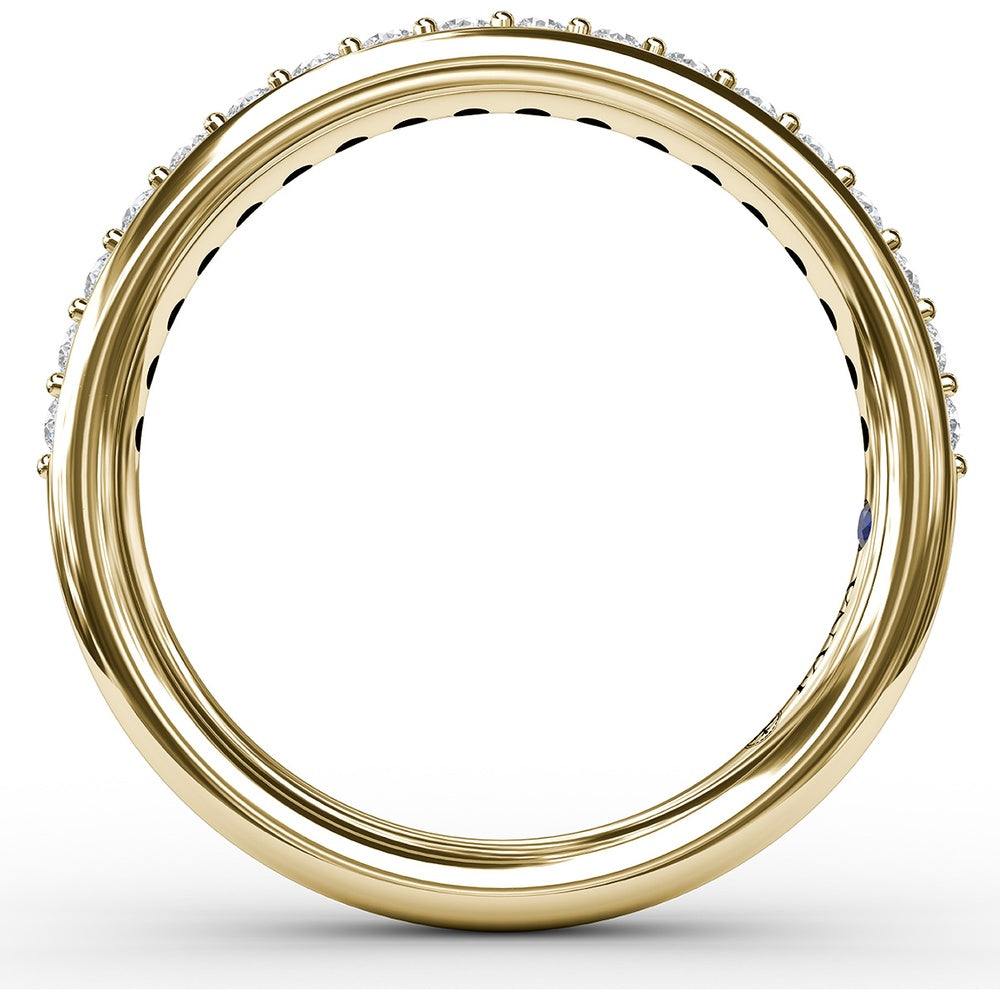 Anniversary Band with Prong Set Round Diamonds by Fana - 0.32 Carat Total Diamond Weight