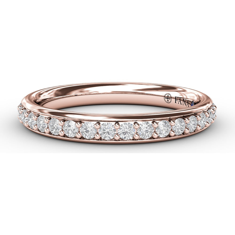 Anniversary Band with Prong Set Round Diamonds by Fana - 0.32 Carat Total Diamond Weight