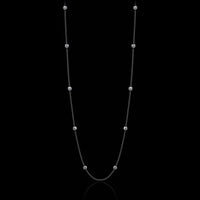 Aresa New York - Astell No. 10 Necklaces - 18K White Gold with 1.80 cts. of Diamonds