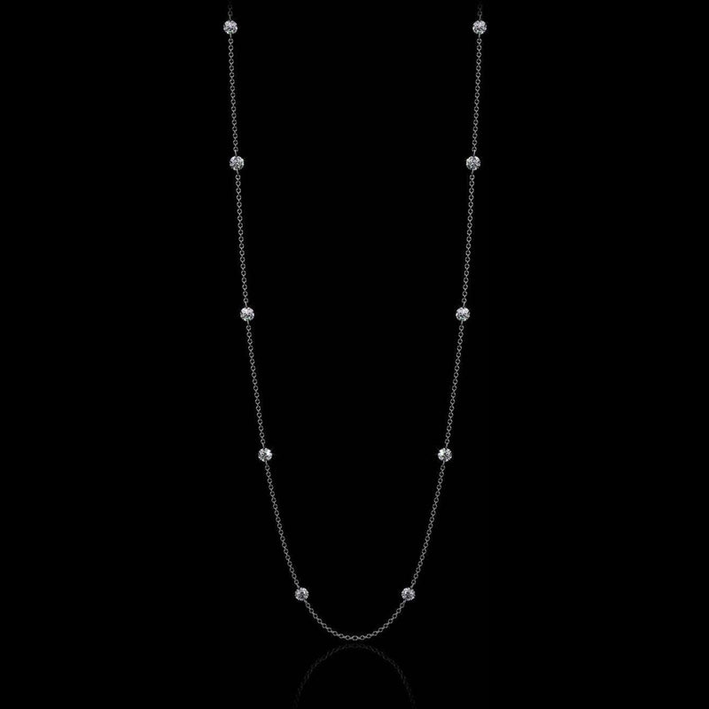 Aresa New York - Astell No. 10 Necklaces - 18K White Gold with 1.80 cts. of Diamonds