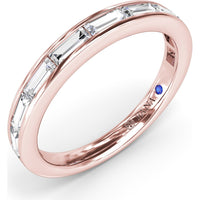 Baguette Diamond Channel Set Wedding Band by Fana - 0.71 Carat Total Diamond Weight