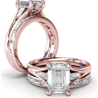 Baguette Diamond Channel Set Wedding Band by Fana - 0.71 Carat Total Diamond Weight