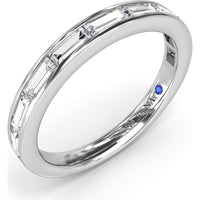 Baguette Diamond Channel Set Wedding Band by Fana - 0.71 Carat Total Diamond Weight