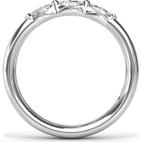 Band with Three Marquise Cut Diamonds by Fana - 0.31 Carat Total Diamond Weight