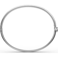 Bangle with Milgrain-Edge Pavé Set Round Diamonds by Fana - 0.86 Carat Total Diamond Weight