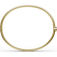 Bangle with Milgrain-Edge Pavé Set Round Diamonds by Fana - 0.86 Carat Total Diamond Weight