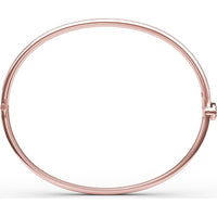 Bangle with Milgrain-Edge Pavé Set Round Diamonds by Fana - 0.86 Carat Total Diamond Weight
