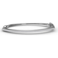 Bangle with Pavé Set Round Diamonds by Fana - 0.49 Carat Total Diamond Weight