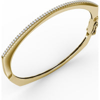 Bangle with Pavé Set Round Diamonds by Fana - 0.49 Carat Total Diamond Weight