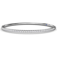 Bangle with Pavé-Set Round Diamonds by Fana - 1.17 Carat Total Diamond Weight
