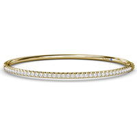 Bangle with Pavé-Set Round Diamonds by Fana - 1.17 Carat Total Diamond Weight