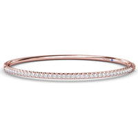 Bangle with Pavé-Set Round Diamonds by Fana - 1.17 Carat Total Diamond Weight