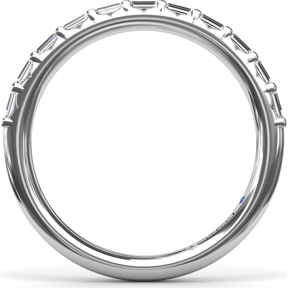 Bar-Set Baguette Diamond Wedding Band by Fana - 0.23 Carat Total Diamond Weight