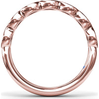 Bezel Set Marquise Diamond Wedding Band by Fana - 0.50 Carat Total Diamond Weight