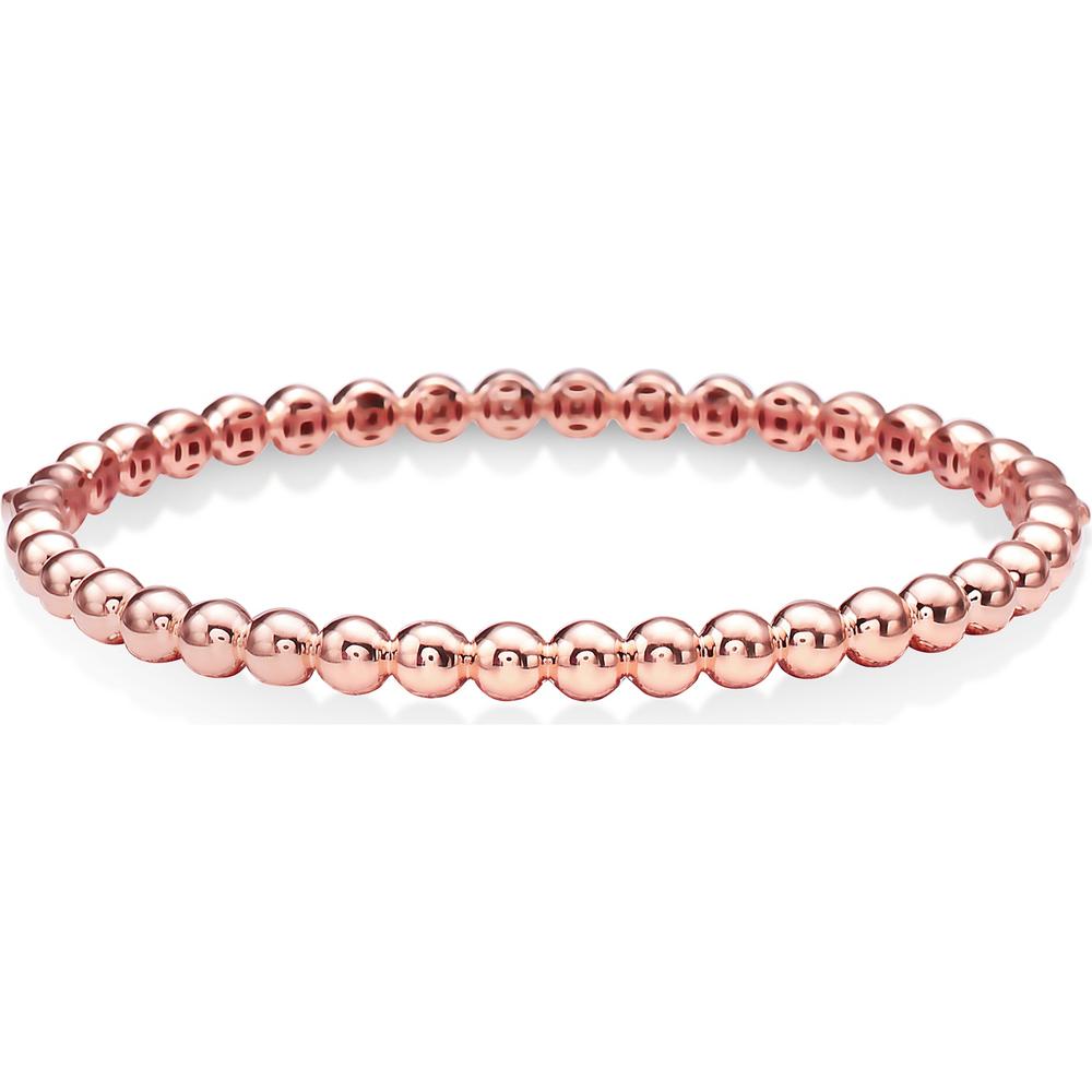 Bubble Stackable Bangle Bracelet in 18K Rose Gold by Charles Krypell