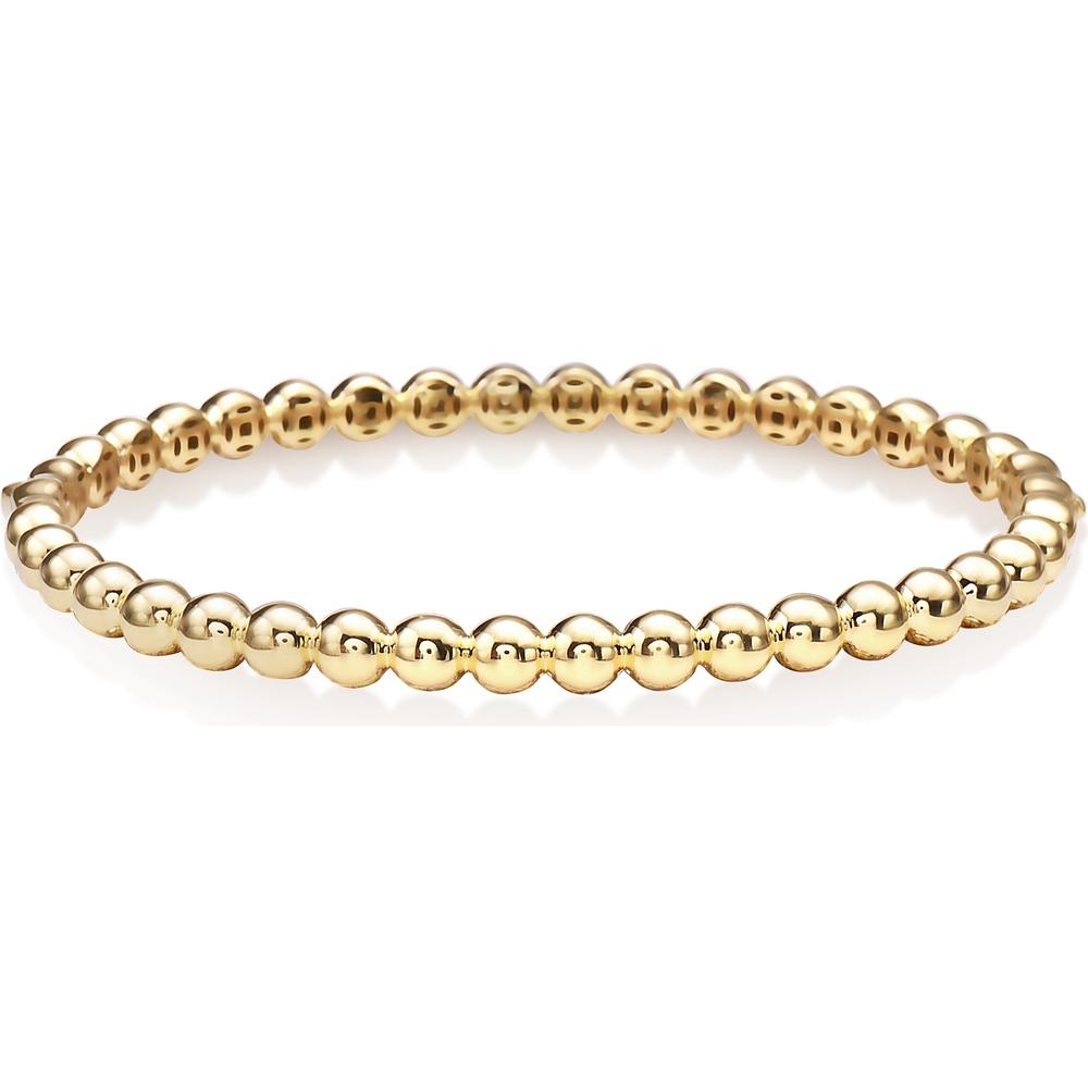 Bubble Stackable Bangle Bracelet in 18K Yellow Gold by Charles Krypell