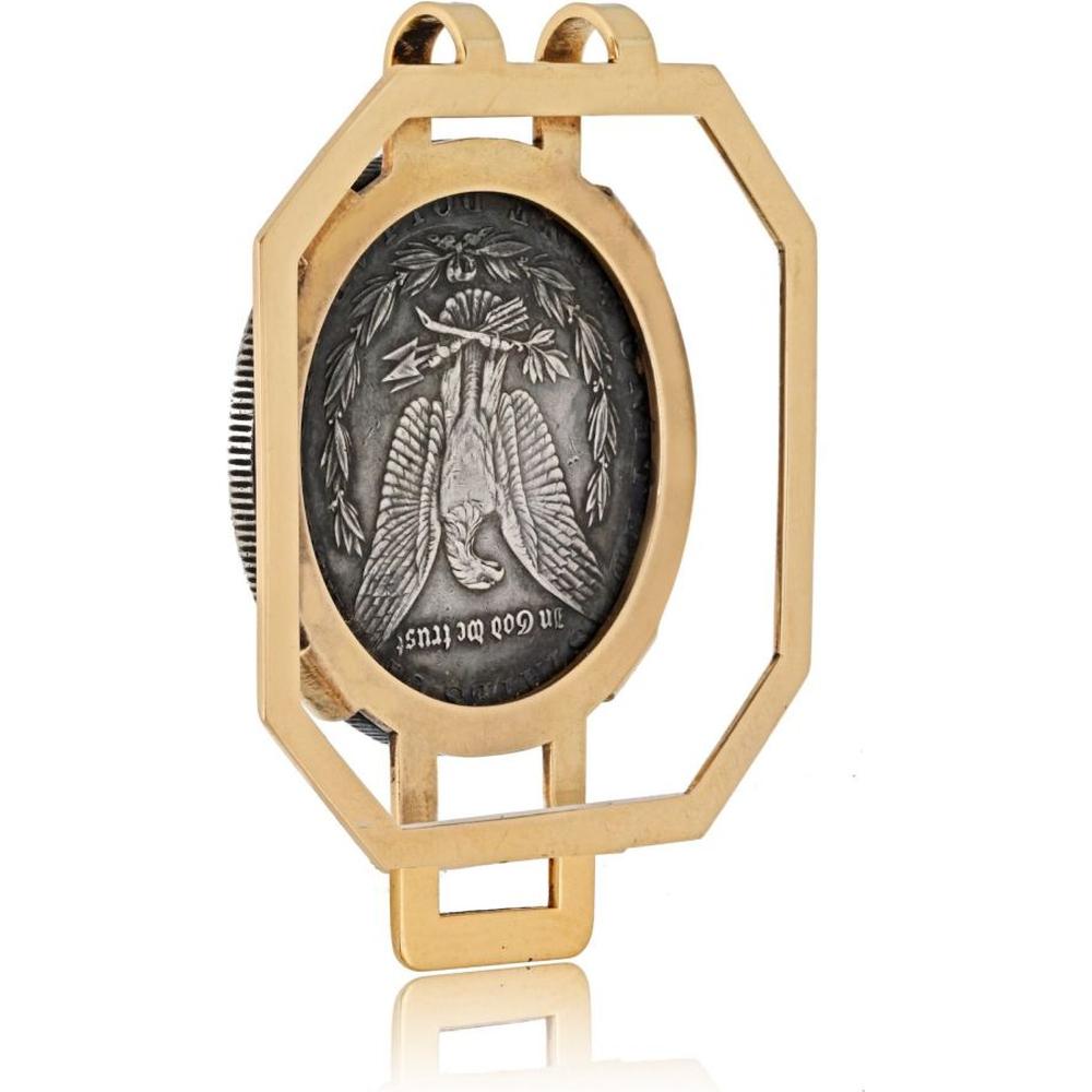 Cartier 14K Yellow Gold 1881 Coin E Pluribus Money Clip - Vintage Luxury Accessory
