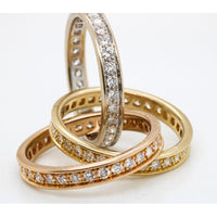Cartier 18K Gold Diamond Trinity Estate Ring - 8.9 Grams, French Size 52