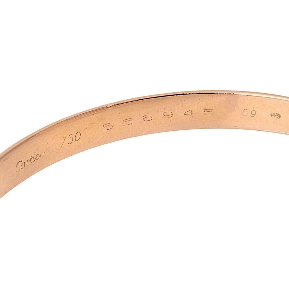 Cartier 18K Tri-Color Gold Trinity Bangle Bracelet - Larger Model (Wide) 76.6g