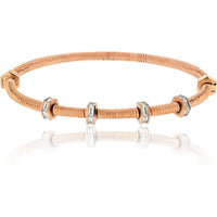 Cartier Ecrou De Cartier 18K Yellow Gold and Platinum Bangle with Baguette Diamonds - 1.29 Carats Total Diamond Weight