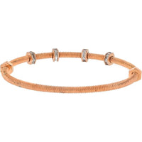 Cartier Ecrou De Cartier 18K Yellow Gold and Platinum Bangle with Baguette Diamonds - 1.29 Carats Total Diamond Weight