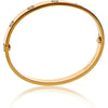 Cartier Love Bracelet in 18K Yellow Gold Size 18 - Iconic Screw Motif Bangle Bracelet