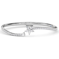 Catalina Diamond Star Bangle with Pavé Set Round Diamonds by Fana - 1.80 Carat Total Diamond Weight