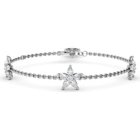 Catalina Station Bracelet with Diamond Starburst Motif by Fana - 1.41 Carat Total Diamond Weight