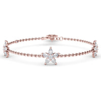 Catalina Station Bracelet with Diamond Starburst Motif by Fana - 1.41 Carat Total Diamond Weight