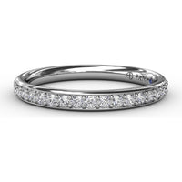 Channel-Set Round Diamond Wedding Band by Fana - 0.26 Carat Total Diamond Weight