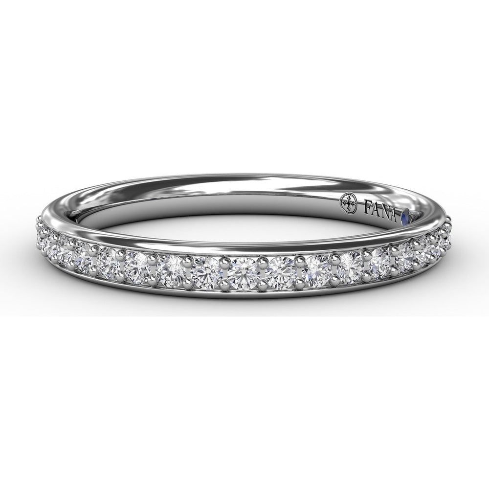 Channel-Set Round Diamond Wedding Band by Fana - 0.26 Carat Total Diamond Weight