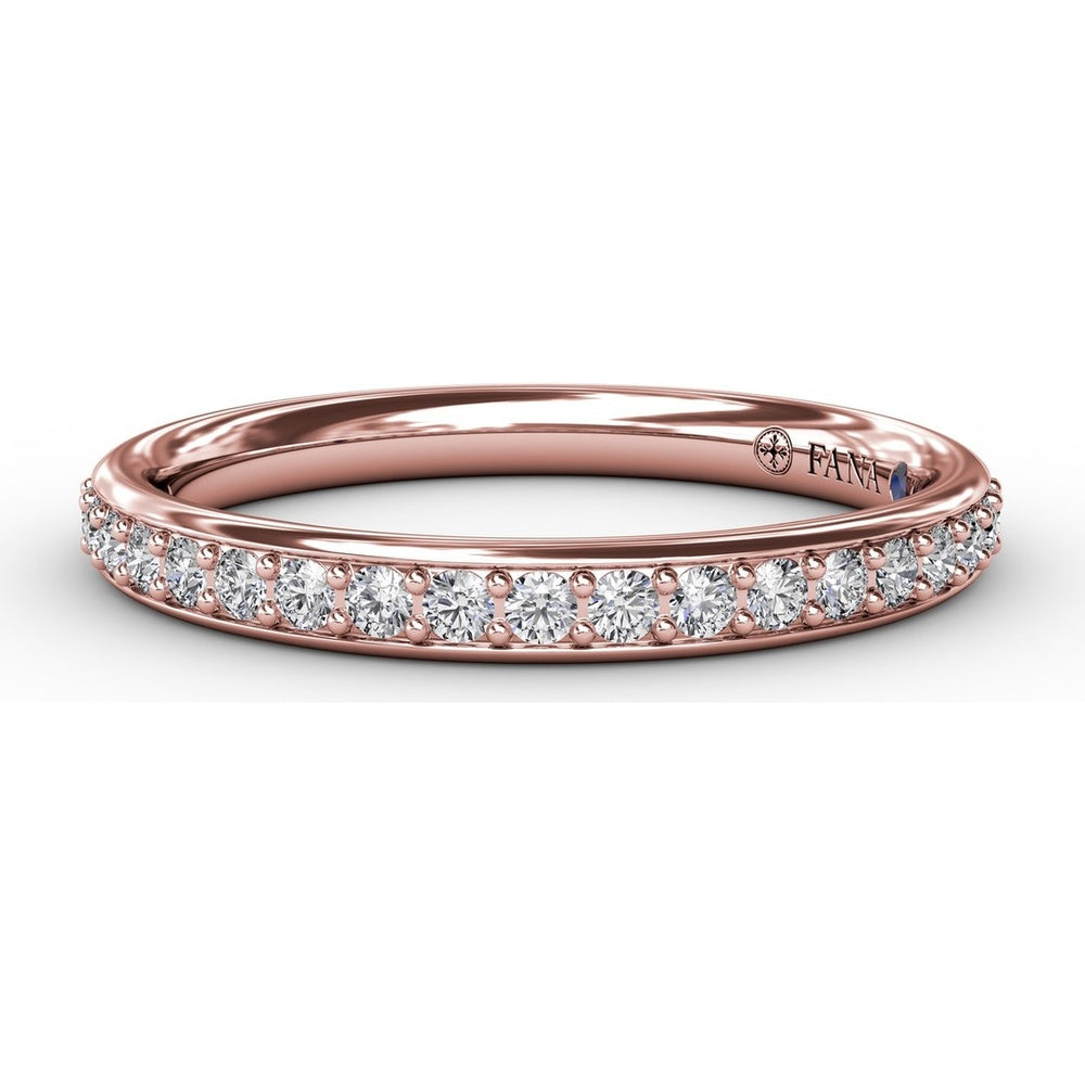 Channel-Set Round Diamond Wedding Band by Fana - 0.26 Carat Total Diamond Weight