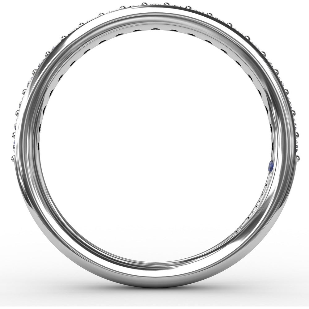 Channel-Set Round Diamond Wedding Band by Fana - 0.26 Carat Total Diamond Weight
