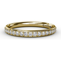 Channel-Set Round Diamond Wedding Band by Fana - 0.26 Carat Total Diamond Weight