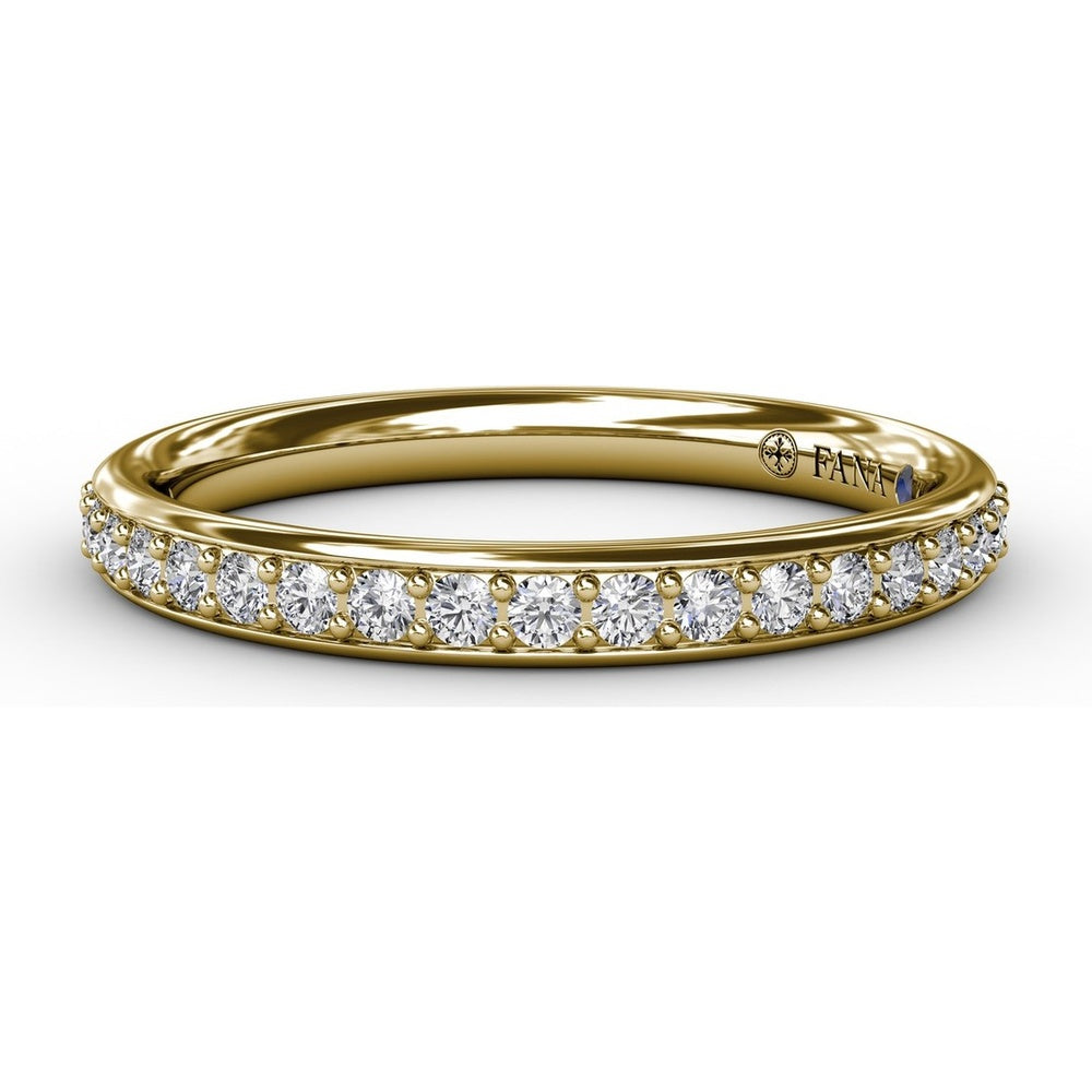 Channel-Set Round Diamond Wedding Band by Fana - 0.26 Carat Total Diamond Weight